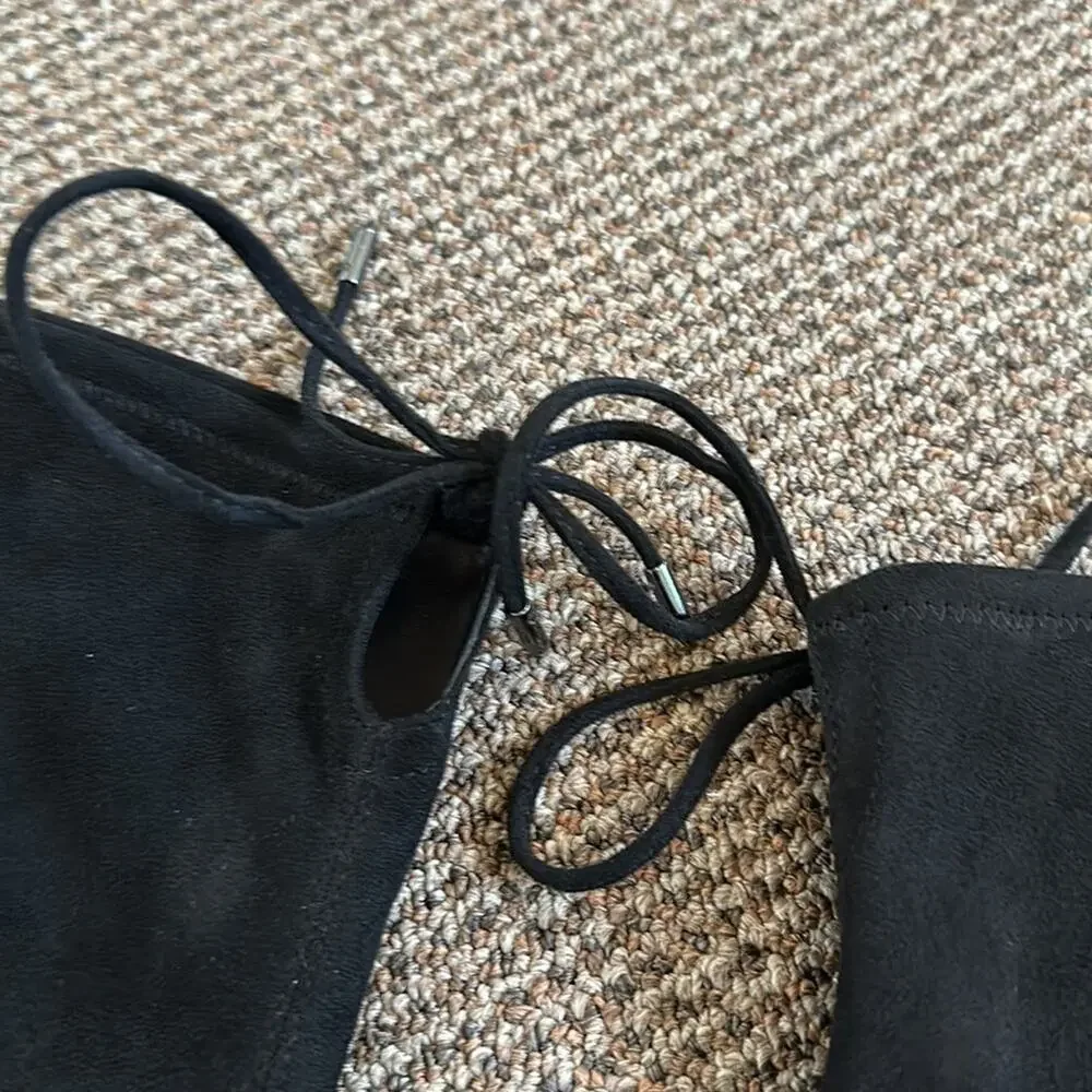 Marc Fisher LTD Okun Over The Knee‎ Thigh Black Suede Boots Size 7